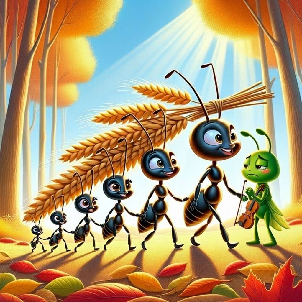 The Ant And The Grasshopper