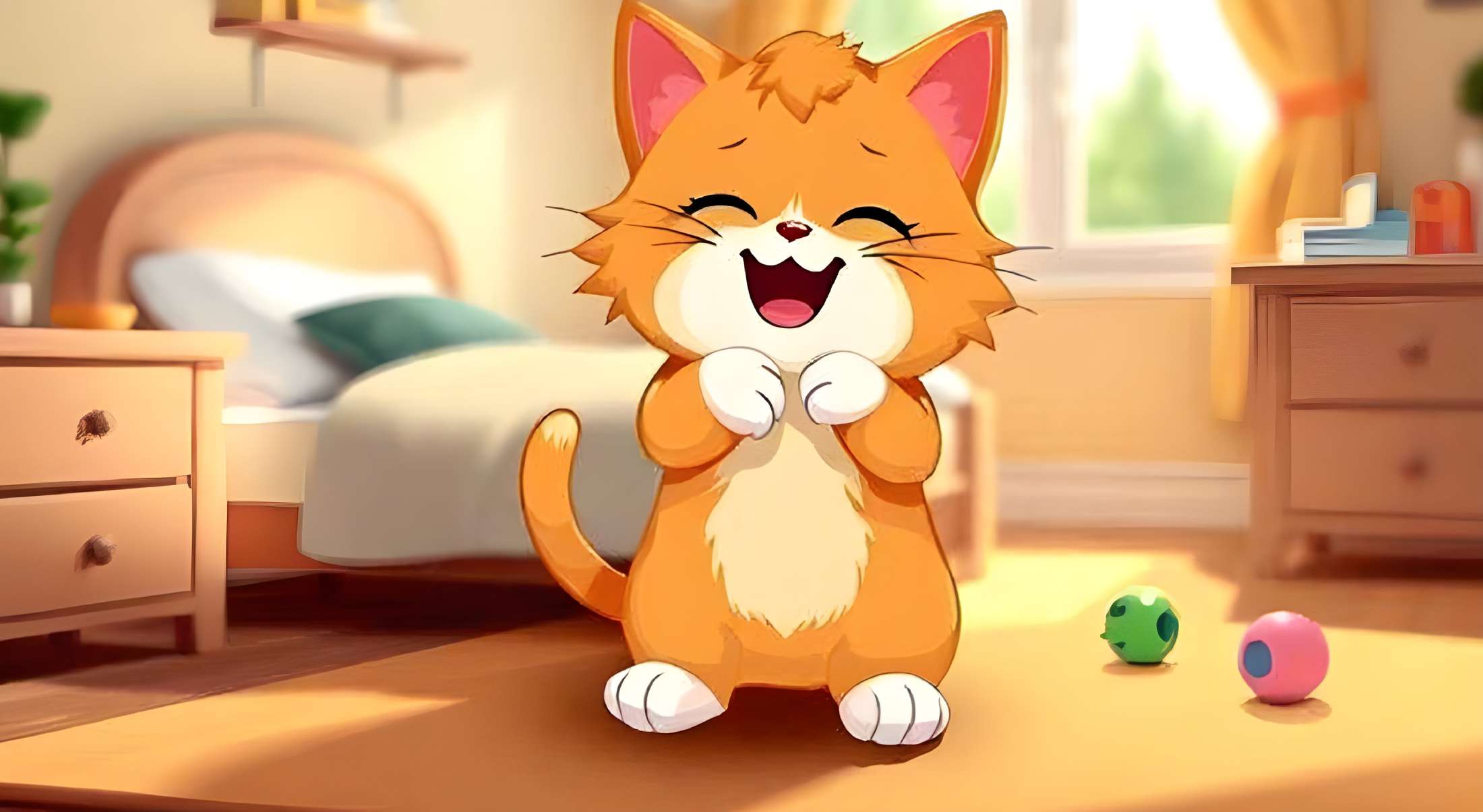 The Curious Little Cat