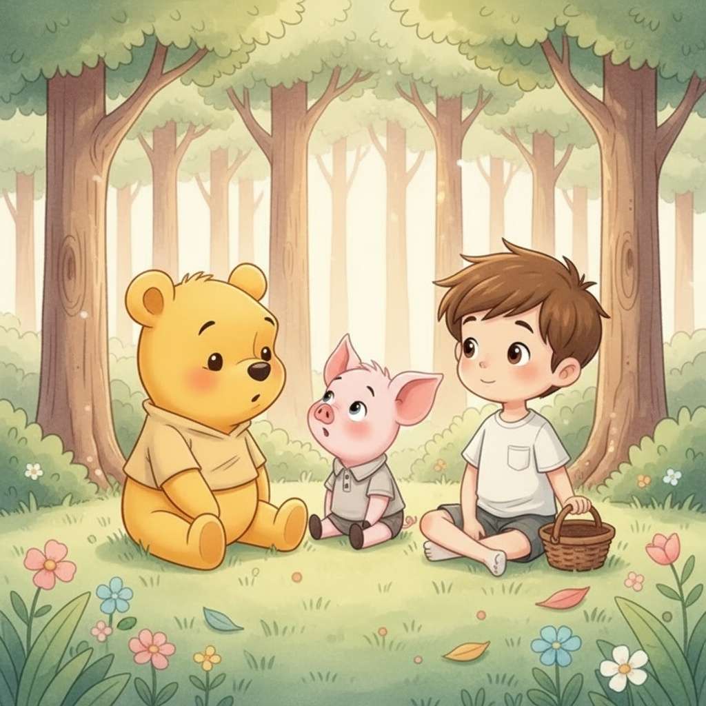 Winnie the Pooh 5 - Piglet, Heffalump ile Tanışıyor